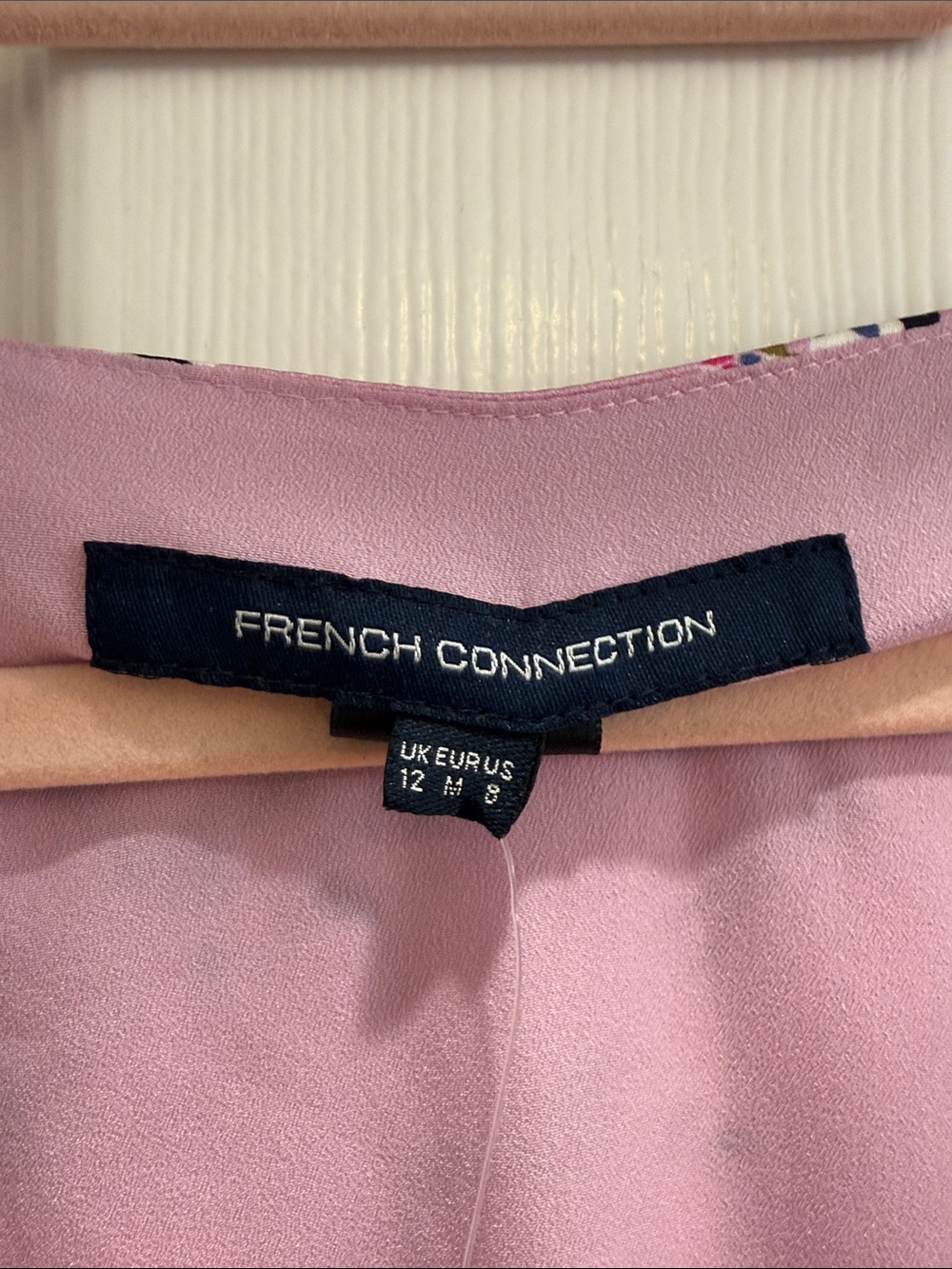 French Connection printed Pink button down dress - Picture 2 of 9